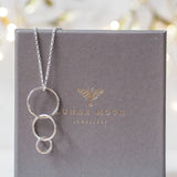 Sterling Silver Drop Necklace drop necklace sterling silver silver droplet necklace necklaces necklace pendant 