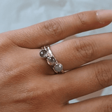 “I love these rings, each one is beautiful in its own right and together they sit and feel lovely on my finger.” — Dawn McLow,