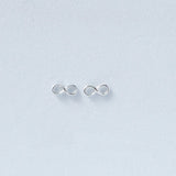 Infinity Sterling Silver Earrings Lunar Moth Jewellery