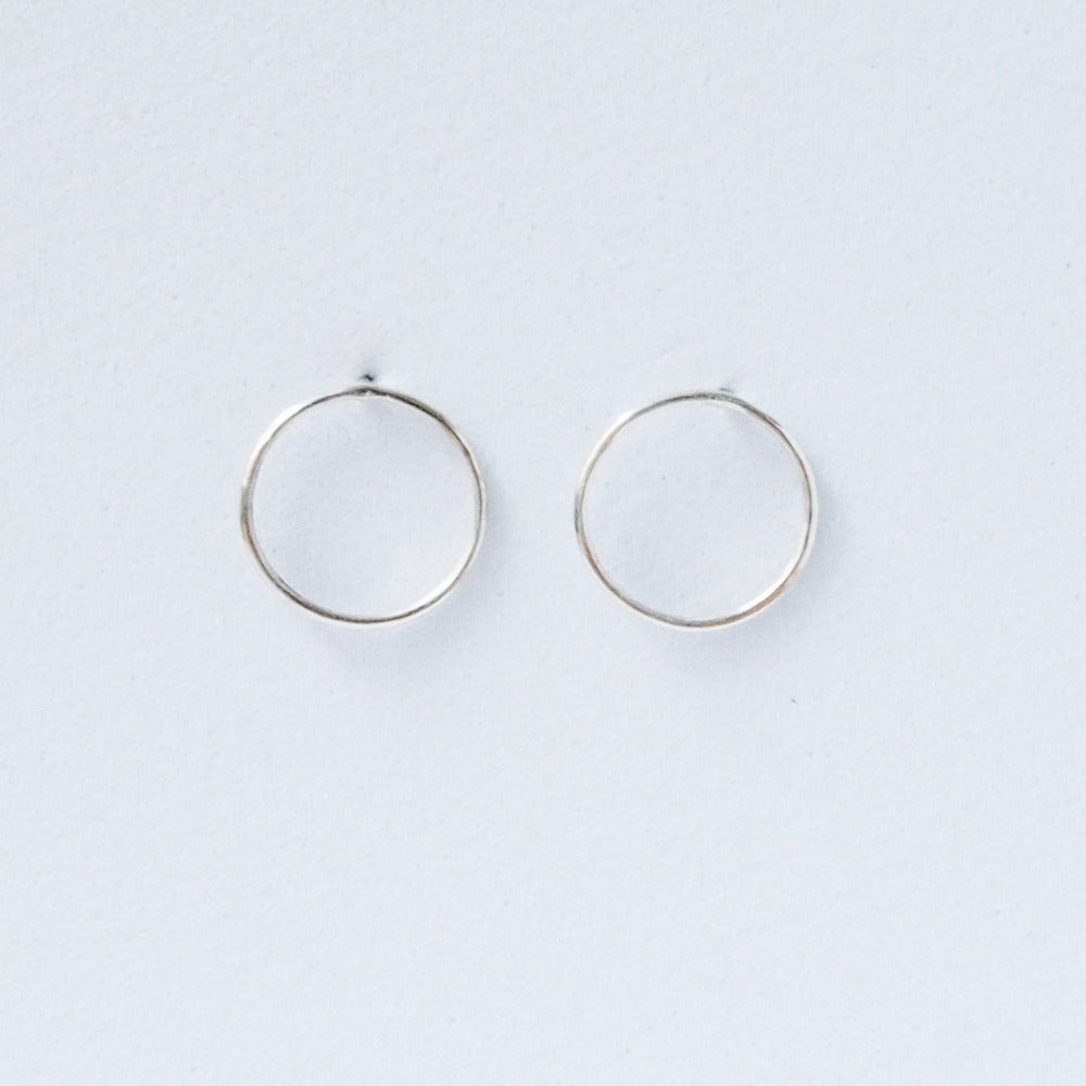 Mini Lunar Sterling Silver Earrings Lunar Moth Jewellery