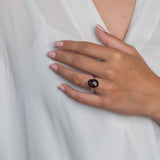 Pink Tourmaline Handmade Sterling Silver Statement Ring