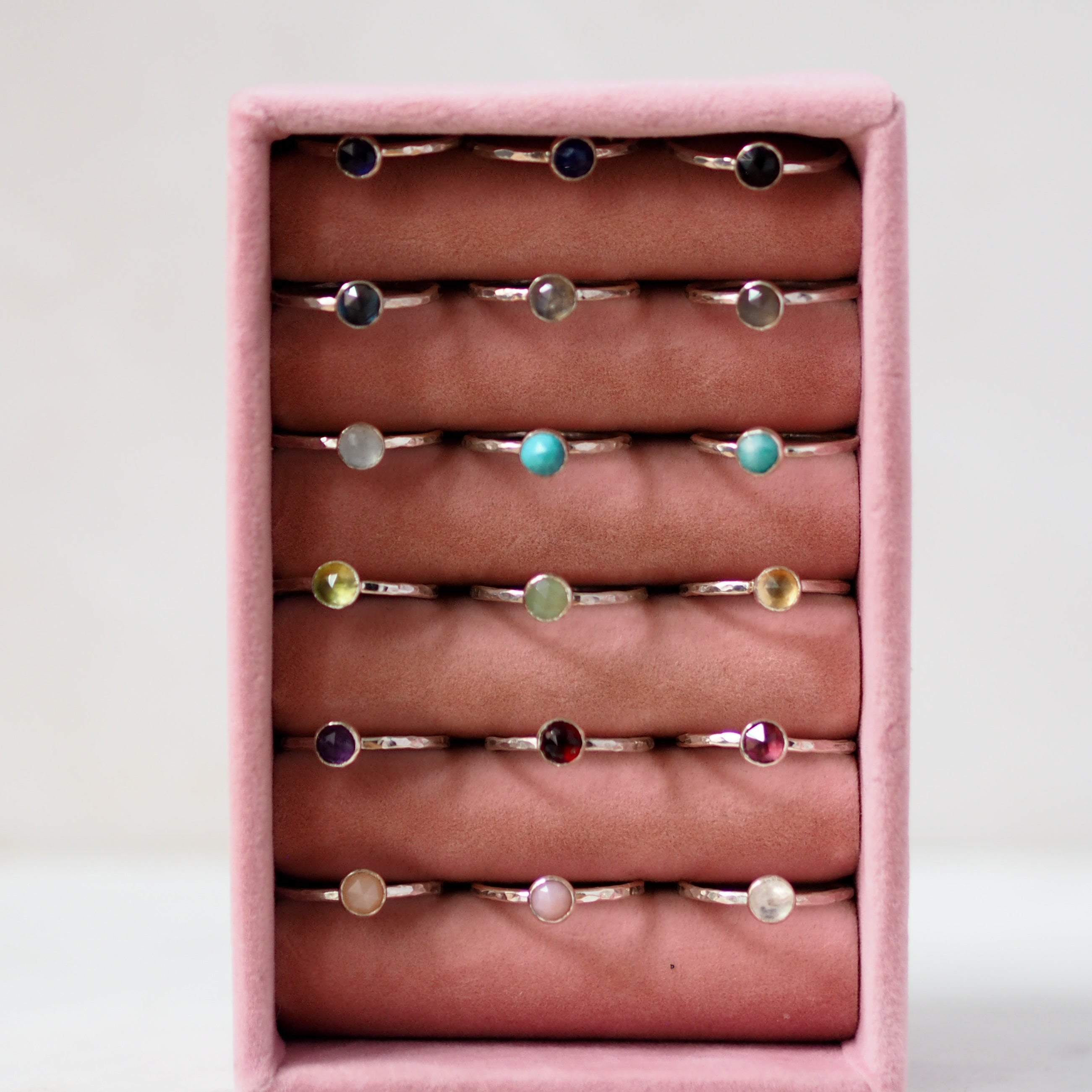 Moonstone Sterling Silver Rings