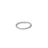 Beaded Handmade Sterling Silver Ring