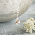 Blossom Flower Sterling Silver Necklace Lunar Moth Jewellery