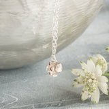 Blossom Flower Sterling Silver Necklace Lunar Moth Jewellery