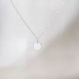 Coin Sterling Silver Necklace