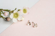 Daisy Sterling Silver Earrings Lunar Moth Jewellery
