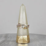 Dusk Sterling Silver Stacking Rings Lunar Moth Jewellery