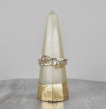 Dusk Sterling Silver Stacking Rings Lunar Moth Jewellery
