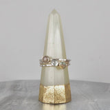 Dusk Sterling Silver Stacking Rings Lunar Moth Jewellery