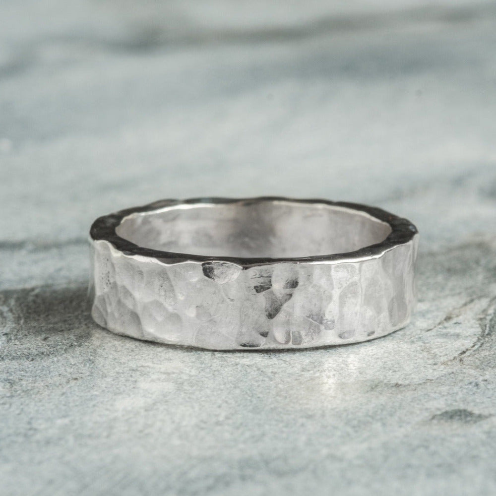 Hammered shop silver jewlery