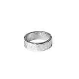 Handmade Hammered Sterling Silver Ring - 6mm
