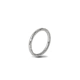 Handmade Hammered Silver Ring | Thoughtful Gift