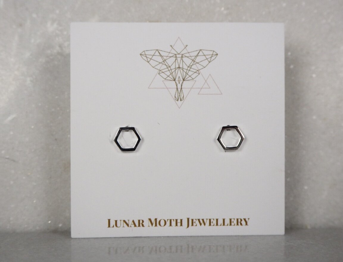 Hexagon Sterling Silver Earrings Lunar Moth Jewellery hexagon earrings sterling silver hexagon earrings hexagon earrings sterling silver hexagonal sterling silver hexagon earrings sterling silver hexagon sterling silver hexagonal earring silver earrings sterling silver earrings sterling silver  sterling silver earrings hexagon