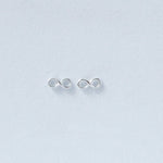 Infinity Sterling Silver Earrings Lunar Moth Jewellery