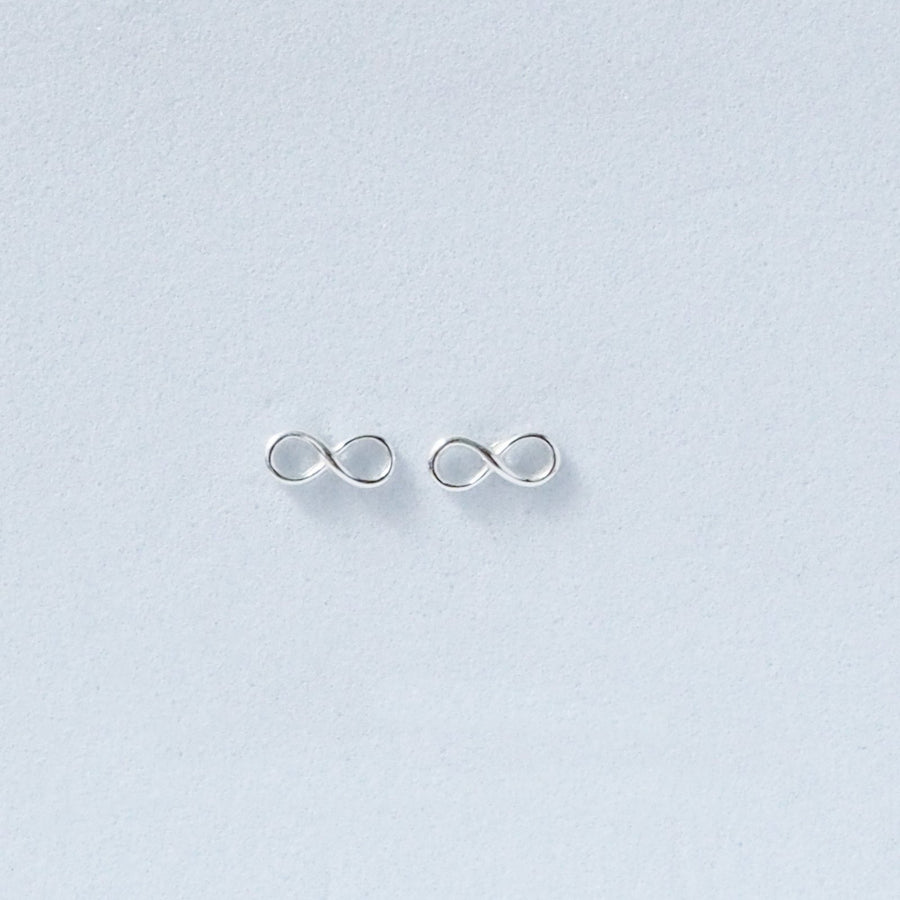 Infinity Sterling Silver Earrings Lunar Moth Jewellery
