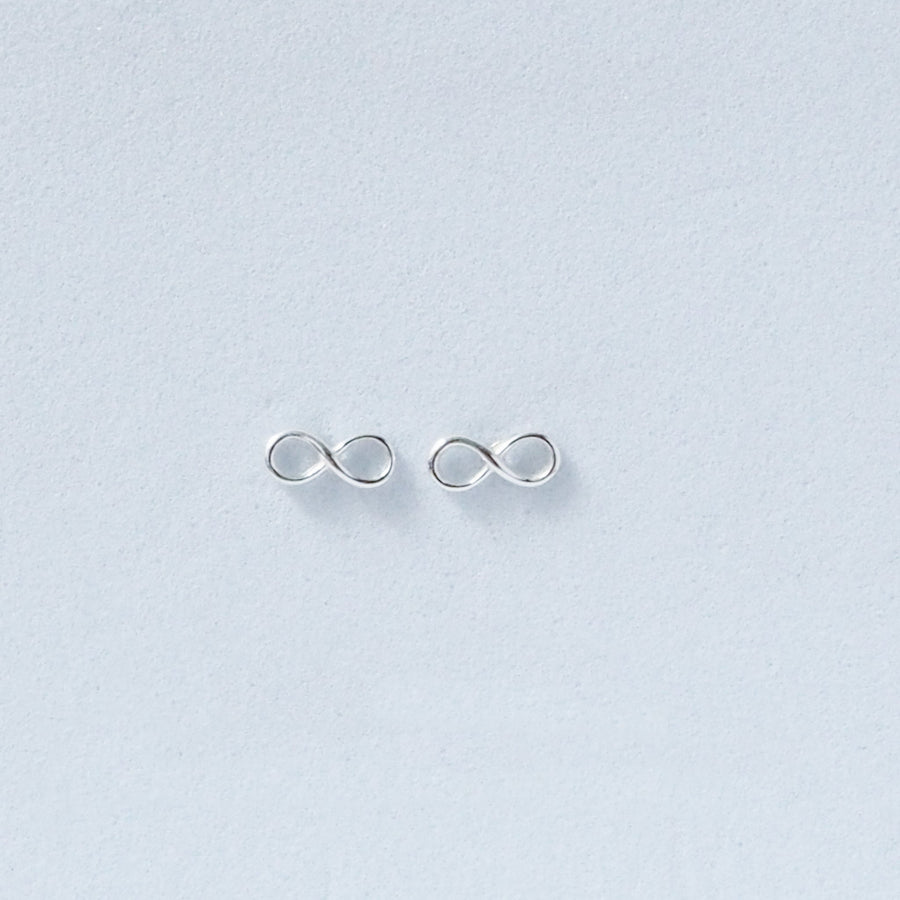 Infinity Sterling Silver Earrings Lunar Moth Jewellery