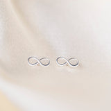 Infinity Sterling Silver Earrings