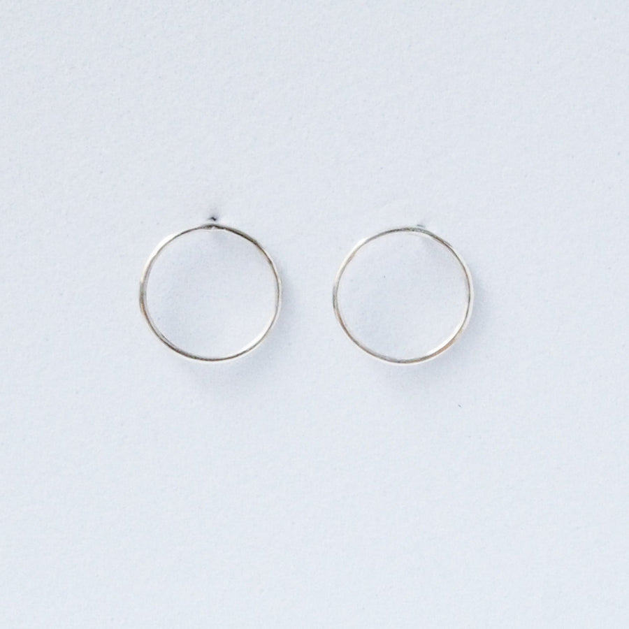 Mini Lunar Sterling Silver Earrings Lunar Moth Jewellery
