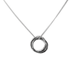 Russian Ring Necklace om White Background