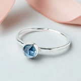 Anniversary Gift: London Blue Topaz Ring | Symbol of Love & Friendship