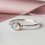 Anniversary Gift: Labradorite Ring | Symbol of Reflection & Growth